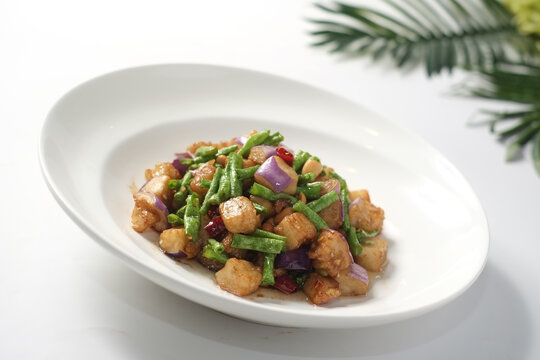 茄子炒豆角