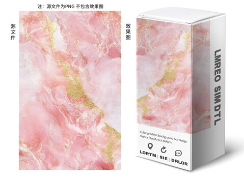 红色镀金大理石