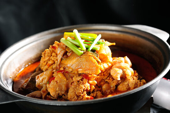 鱼杂火锅