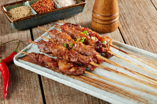 碳烤牛腩串