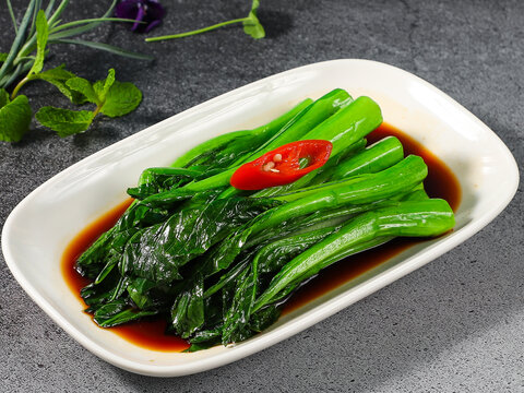 白灼菜心