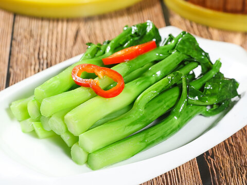 白灼菜心