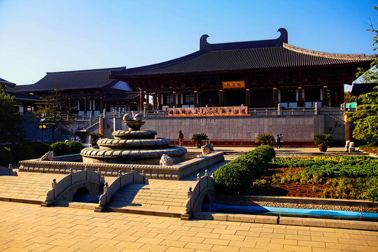 唐山大唐兴国禅寺观音殿佛教建筑