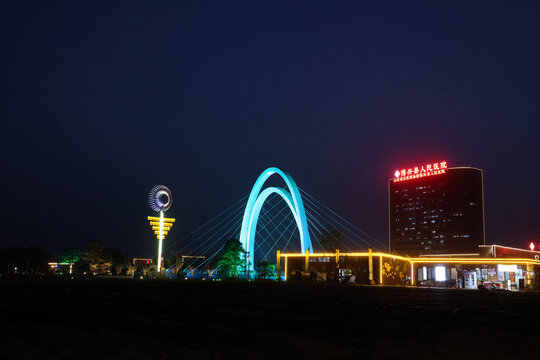 小城夜景