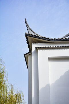 江南风建筑屋檐