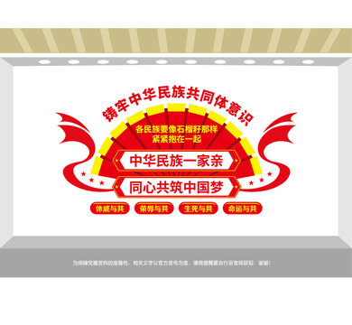 民族团结党建文化墙