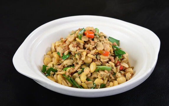 砂锅豆瓣肉沫