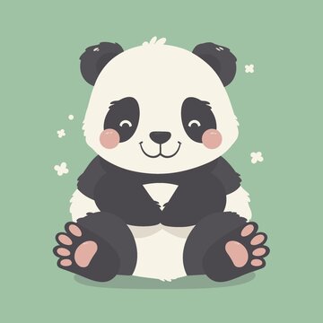 卡通熊猫
