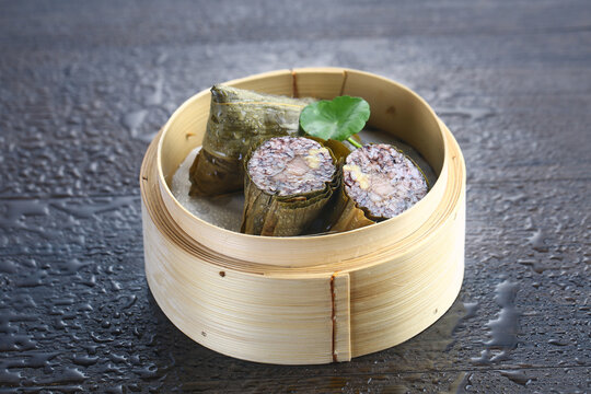 黑米粽