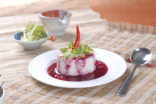 蓝莓土豆泥