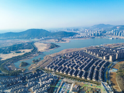 江阴敔山湖俯瞰
