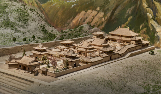 青海乐都县瞿昙寺
