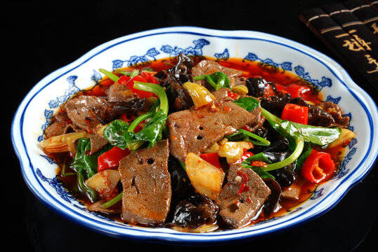 油滑嫩肝片
