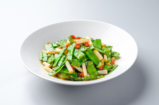 爆炒豌豆荚