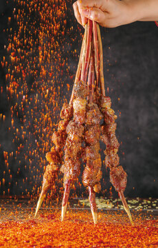 红柳大串烤羊肉