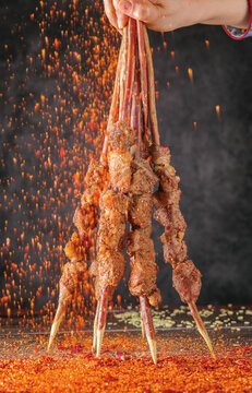 红柳大串烤羊肉