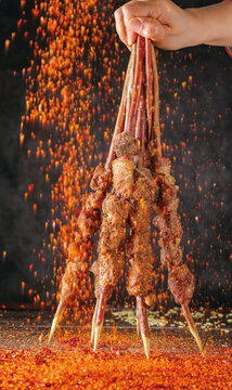 红柳大串烤羊肉