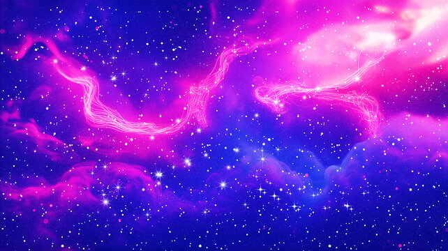 美丽星空星云