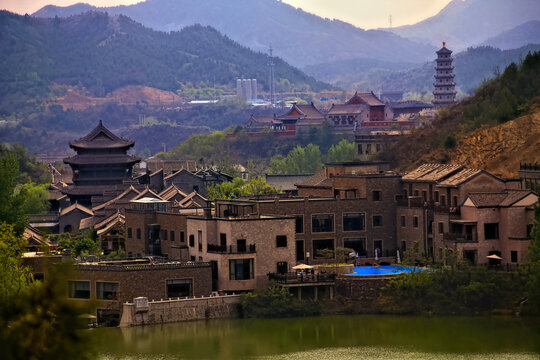 远眺古北水镇司马台水库
