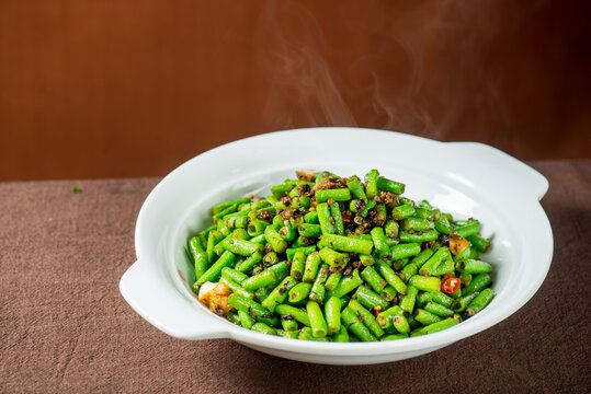 橄榄菜炒豆角