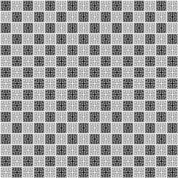 经典复古黑白格子花纹古典图案