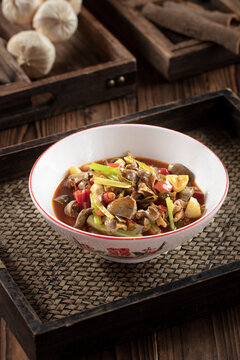 酸辣鸡杂