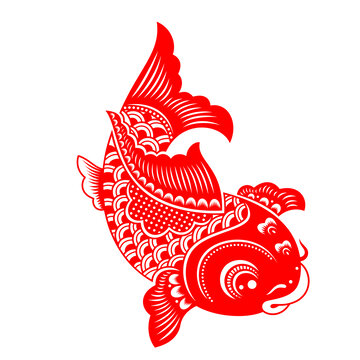 剪纸鱼