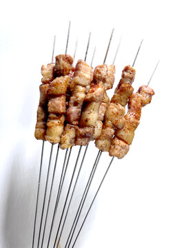 香辣五花肉串