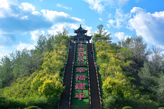城市小镇风光