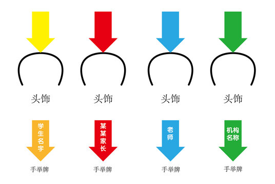 接孩子手举牌