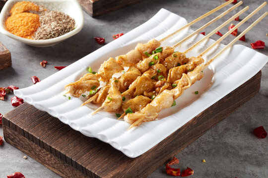 碳烤肥肠串