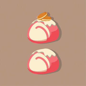 寿司鱼生饭团卡通Q版儿童插画