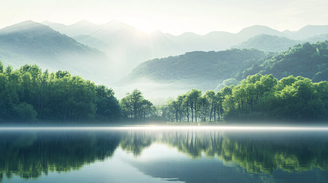 高清宽幅山水风光