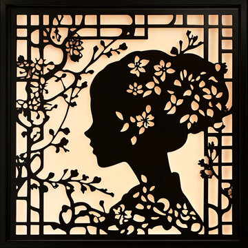 屏风窗花