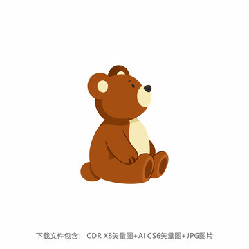 卡通小熊