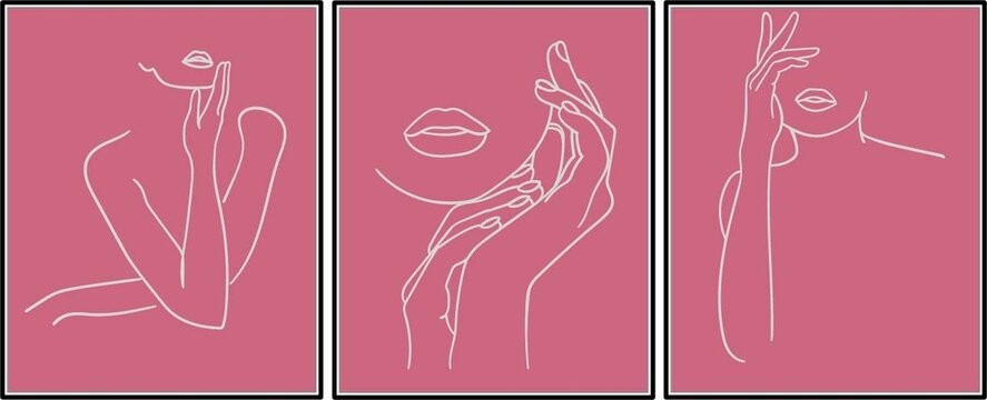 女神装饰抽象画