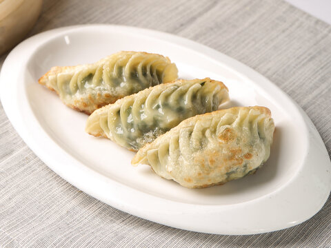 香煎韭菜饺