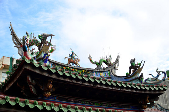 台湾湄洲妈祖庙雕塑