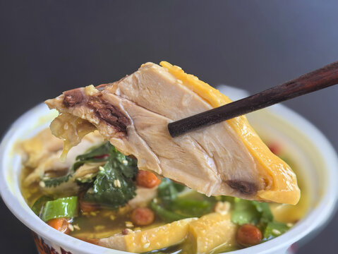 椒麻鸡美食素材