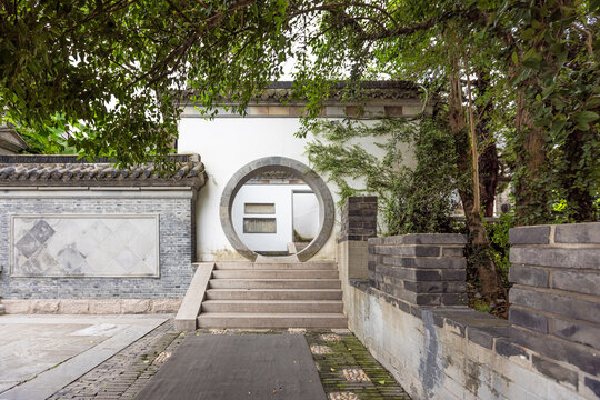 镇江北固山园林建筑景观