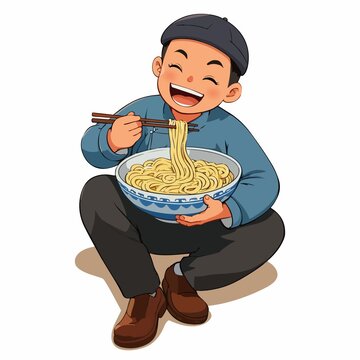 吃面的人