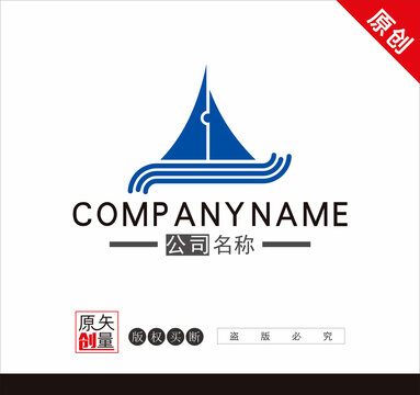 帆船标志
