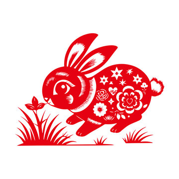 兔剪纸