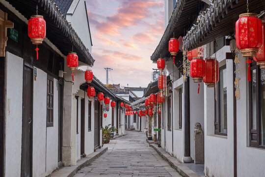 江南古镇街景