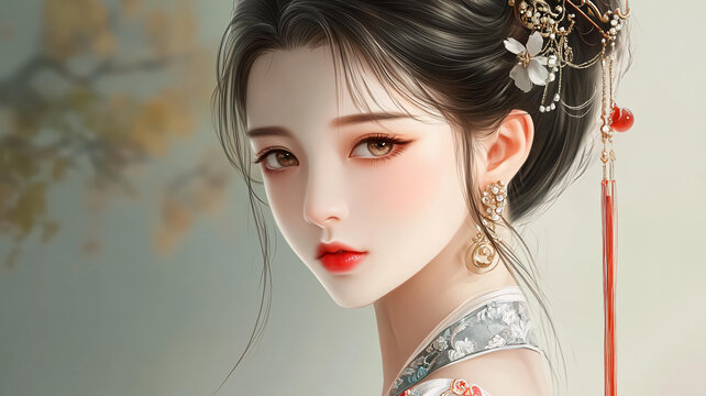 少女人像