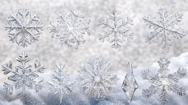 雪花效果图