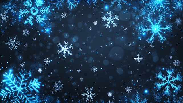 圣诞雪花壁纸