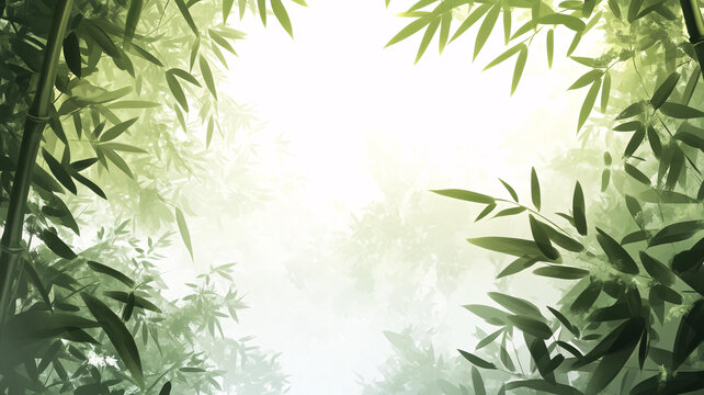 唯美竹影竹韵