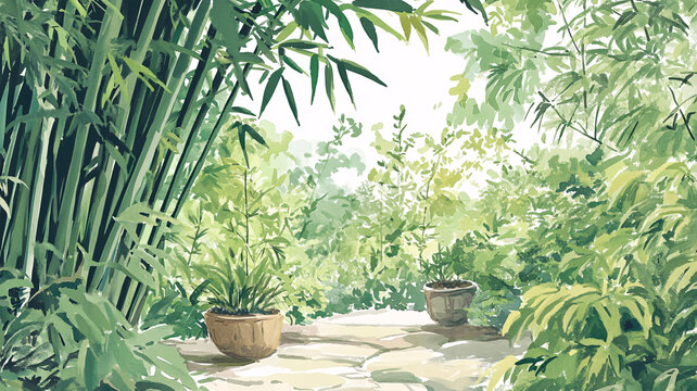 竹林背景