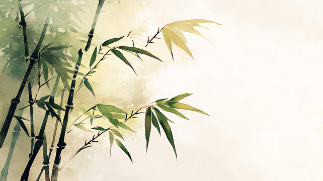 唯美竹枝